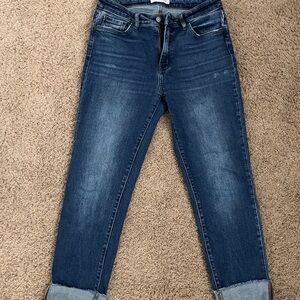 Flying Monkey Medium Wash Cropped Jeans